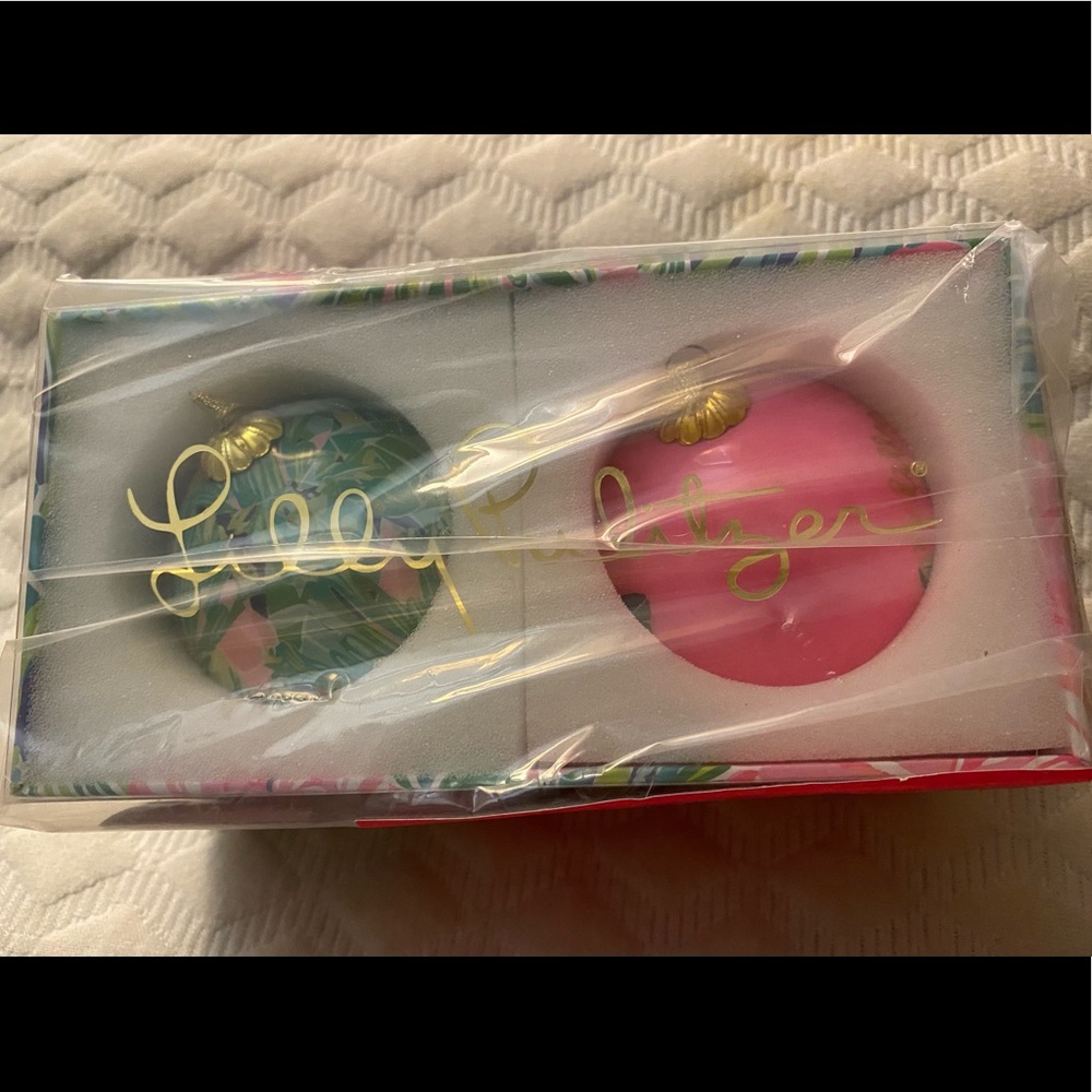 Lilly Pulitzer Ornaments New in box NWT